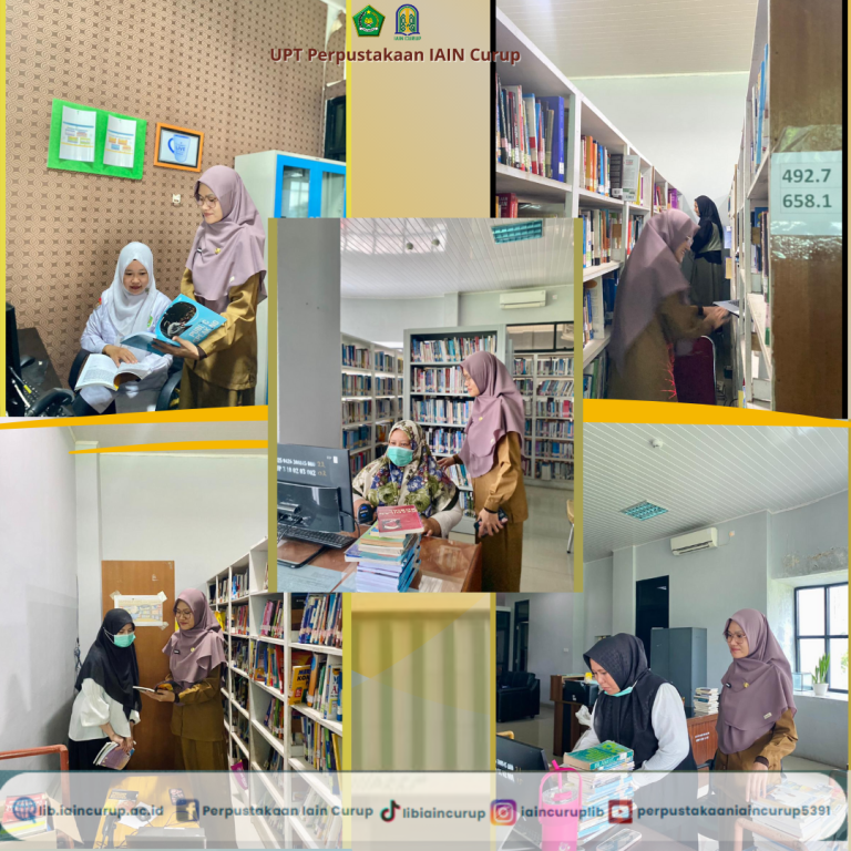 UPT Perpustakaan IAIN Curup Laksanakan Stock Opname Koleksi Didampingi Dinas Perpustakaan dan Kearsipan Daerah Rejang Lebong